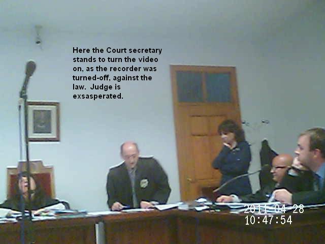 Esasperated Judge Ferrete